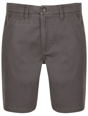 Daly 2 Pack Cotton Twill Chino Shorts with Stretch in Dark Grey / Jet Black - South Shore