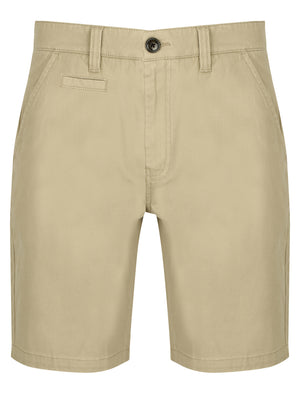 Daly 2 Pack Cotton Twill Chino Shorts with Stretch in Mood Indigo / Stone - South Shore
