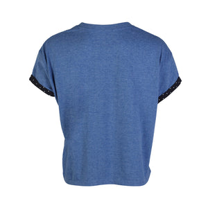 Tokyo Laundry Joy blue Crew Neck T-Shirt