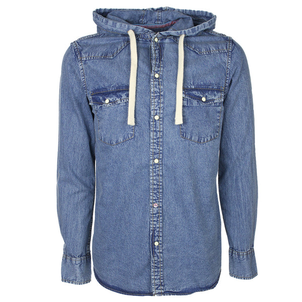 Tokyo Laundry Division Hooded Denim Shirt