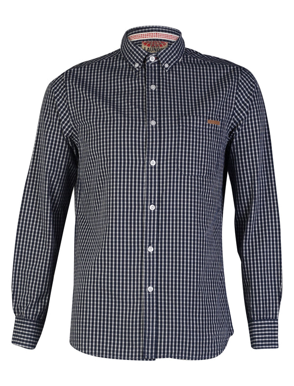 Tokyo Laundry Luco Checkered Long Sleeved Shirt