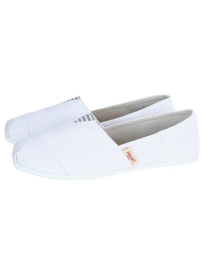 Tokyo Laundry Suwa White Canvas Espadrille
