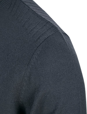 Colmenar Crew Neck Knitted Jumper in High-Rise Grey - Kensington Eastside