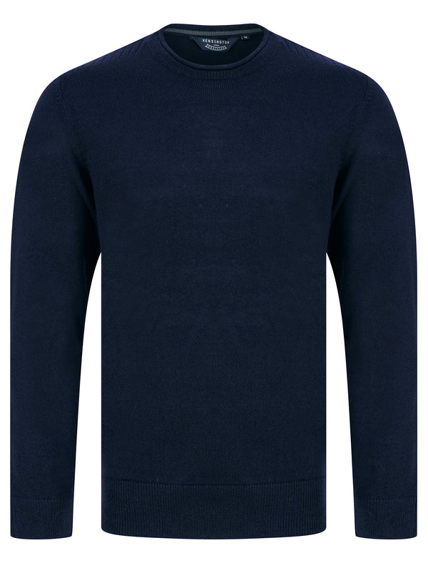 Colmenar Crew Neck Knitted Jumper in Ink - Kensington Eastside