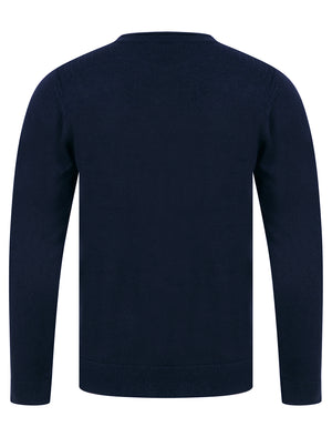 Colmenar Crew Neck Knitted Jumper in Ink - Kensington Eastside