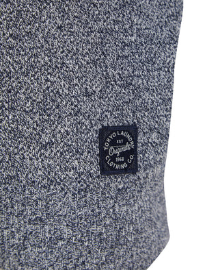 Andoh Crew Neck Textured Knit Cotton Rich Colour Block Jumper in Beige - Tokyo Laundry