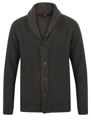 Hatton 2 Soft Knit Shawl Neck Cardigan in Charcoal - Tokyo Laundry