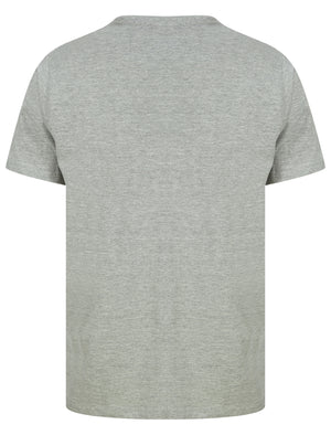 Sparks Motif Cotton Jersey T-Shirt in Light Grey Marl - South Shore