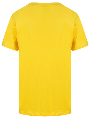 Sparks Motif Cotton Jersey T-Shirt in Mimosa Yellow - South Shore