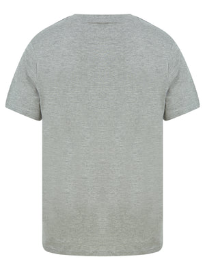 Eastside Motif Cotton Jersey T-Shirt in Light Grey Marl - South Shore