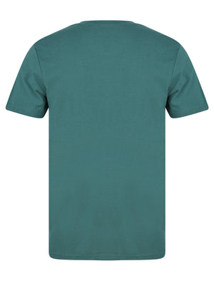 La Motor Co Motif Cotton Jersey T-Shirt in Mallard Green - South Shore