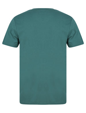 La Motor Co Motif Cotton Jersey T-Shirt in Mallard Green - South Shore