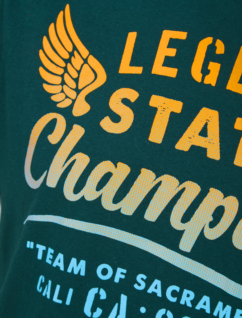 State Champs Motif Cotton Jersey T-Shirt in Ponderosa Pine - South Sho ...