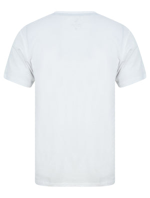 Fearless Motif Cotton Jersey T-Shirt in Optic White - South Shore