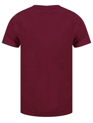 Cleverland Motif Cotton Jersey T-Shirt in Port Royale - Tokyo Laundry