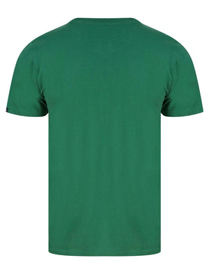 Folsom Motif Cotton Jersey T-Shirt in Posy Green - Tokyo Laundry