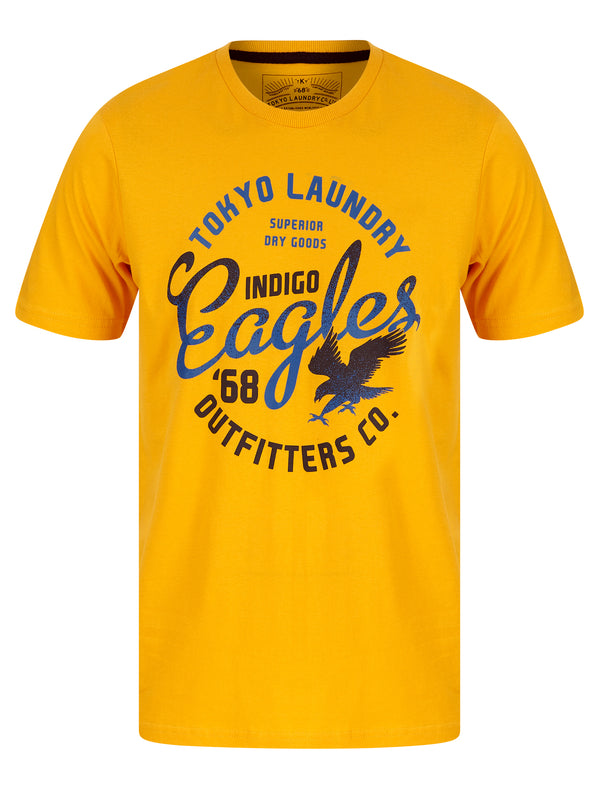 Kalida Motif Cotton Jersey T-Shirt in Artisan's Gold - Tokyo Laundry