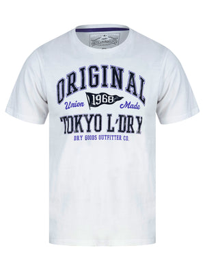 Rockwood Motif Cotton Jersey T-Shirt in Optic White - Tokyo Laundry