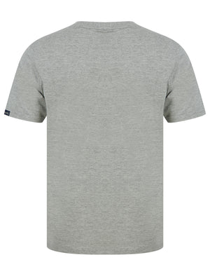 Moored Motif Cotton Jersey T-Shirt in Light Grey Marl - Tokyo Laundry