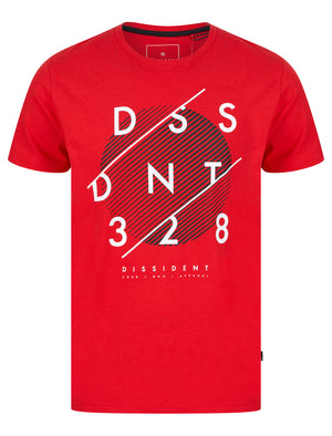 Setter Cotton Jersey T-Shirt in High Risk Red - Dissident