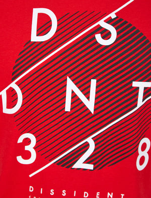 Setter Cotton Jersey T-Shirt in High Risk Red - Dissident