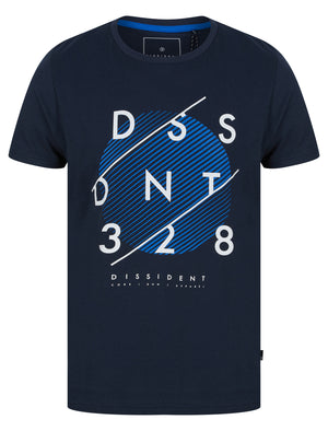 Setter Cotton Jersey T-Shirt in Sky Captain Navy - Dissident
