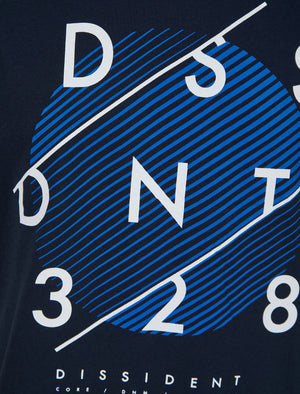 Setter Cotton Jersey T-Shirt in Sky Captain Navy - Dissident