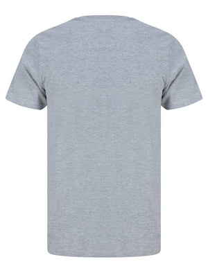 Sporting Goods Motif Cotton Jersey T-Shirt in Light Grey Marl - Tokyo Laundry