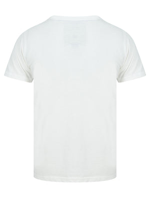 Optics Tee Motif Cotton Jersey T-Shirt in Snow White - Tokyo Laundry