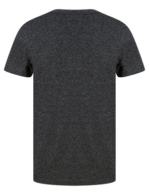 Zinger Motif Cotton Jersey Grindle T-Shirt in Dark Grey - Tokyo Laundry