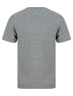Underline Motif Cotton Jersey Grindle T-Shirt in Light Grey - Tokyo Laundry