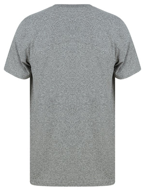Kitch Motif Cotton Jersey Grindle T-Shirt in Light Grey - Tokyo Laundry