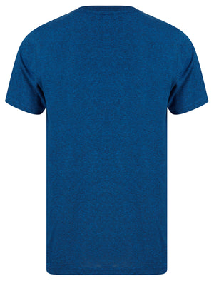 Edit Motif Cotton Jersey Grindle T-Shirt in Blue - Tokyo Laundry