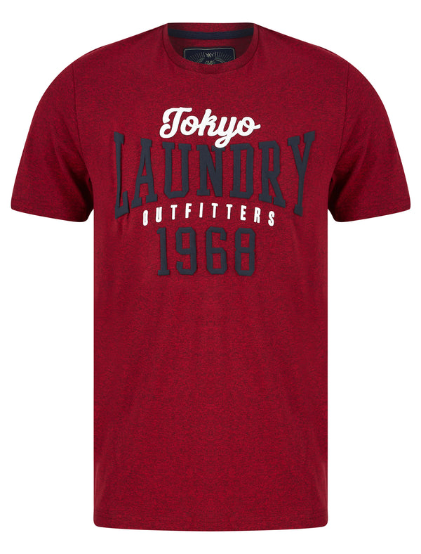 Search Motif Cotton Jersey Grindle T-Shirt in Red - Tokyo Laundry
