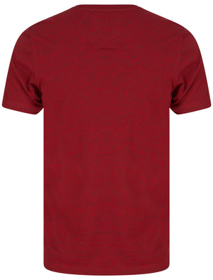 Robins 2 Motif Cotton Jersey T-Shirt in Red Grindle - Tokyo Laundry