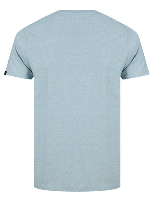 Within Motif Microstripe Cotton Jersey T-Shirt in Blue - Tokyo Laundry