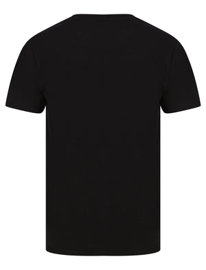 Seattle Speedsters Motif Cotton Jersey T-Shirt in Jet Black - South Shore