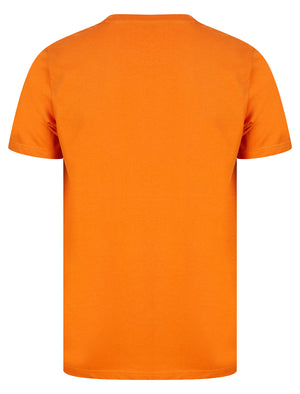 Nashville Wings Motif Cotton Jersey T-Shirt in Harvest Pumpkin - South Shore