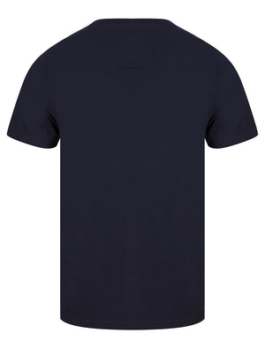 Woods Motif Cotton Jersey T-Shirt in Sky Captain Navy - Tokyo Laundry