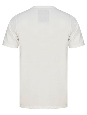 Woods Motif Cotton Jersey T-Shirt in Snow White - Tokyo Laundry