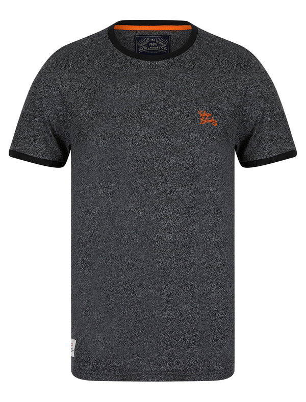 Trevor Grindle Ringer T-Shirt in Dark Grey - Tokyo Laundry