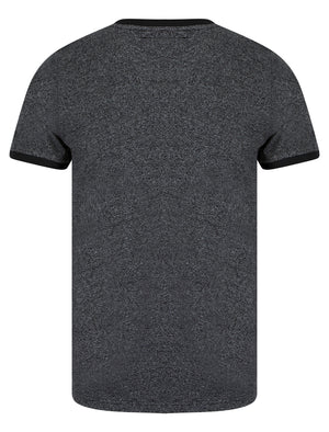 Trevor Grindle Ringer T-Shirt in Dark Grey - Tokyo Laundry