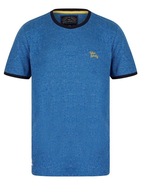 Trevor Grindle Ringer T-Shirt in Light Blue - Tokyo Laundry