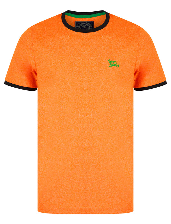 Trevor Grindle Ringer T-Shirt in Orange - Tokyo Laundry