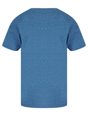 Imperium Motif Cotton Jersey Grindle T-Shirt in Light Blue - Tokyo Laundry