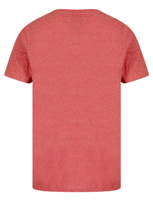 Prema Motif Cotton Jersey Grindle T-Shirt in Light Red - Tokyo Laundry