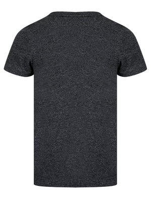 Watcher Motif Cotton Jersey Grindle T-Shirt in Dark Grey - Tokyo Laundry
