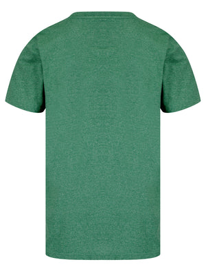 Shaker Motif Cotton Jersey Grindle T-Shirt in Light Green - Tokyo Laundry