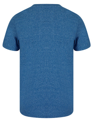 Enter Motif Cotton Jersey Grindle T-Shirt in Light Blue - Tokyo Laundry