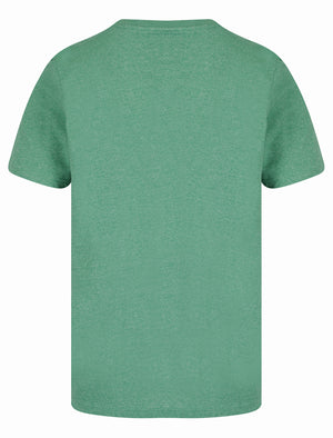 Enter Motif Cotton Jersey Grindle T-Shirt in Light Green - Tokyo Laundry